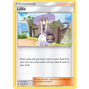 Lillie 122/149 Pokemon TCG Sun & Moon Sun & Moon