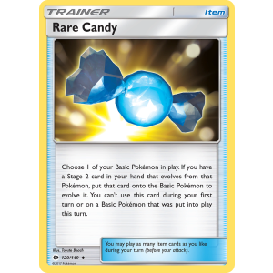 Rare Candy 129/149 Pokemon TCG Sun & Moon Sun & Moon