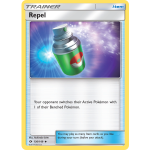 Repel 130/149 Pokemon TCG Sun & Moon Sun & Moon