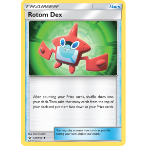 Rotom Dex 131/149 Pokemon TCG Sun & Moon Sun & Moon