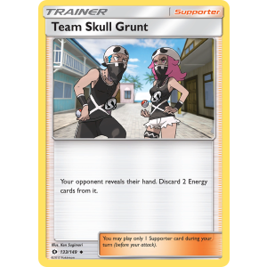 Team Skull Grunt 133/149 Pokemon TCG Sun & Moon Sun & Moon