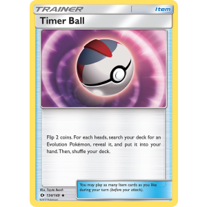 Timer Ball 134/149 Pokemon TCG Sun & Moon Sun & Moon