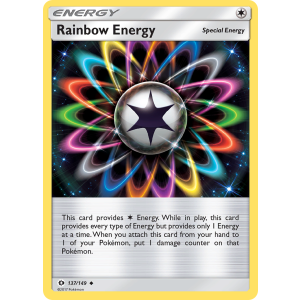 Rainbow Energy 137/149 Pokemon TCG Sun & Moon Sun & Moon