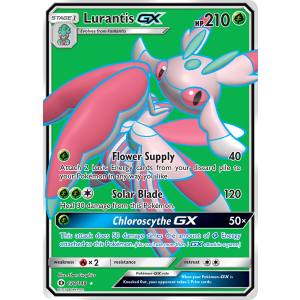 Rare Ultra Lurantis-GX 138/149 Pokemon TCG Sun & Moon Sun & Moon