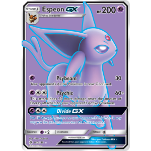 Rare Ultra Espeon-GX 140/149 Pokemon TCG Sun & Moon Sun & Moon