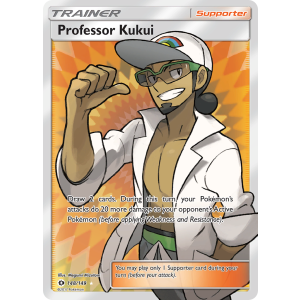 Rare Ultra Professor Kukui 148/149 Pokemon TCG Sun & Moon Sun & Moon