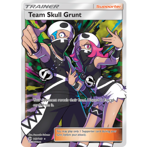 Rare Ultra Team Skull Grunt 149/149 Pokemon TCG Sun & Moon Sun & Moon