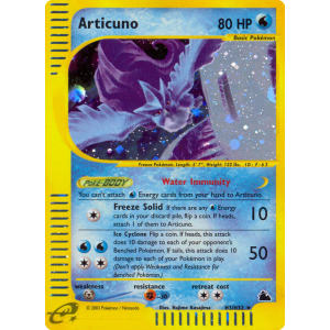 Rare Holo Articuno H3/144 Pokemon TCG E-Card Skyridge