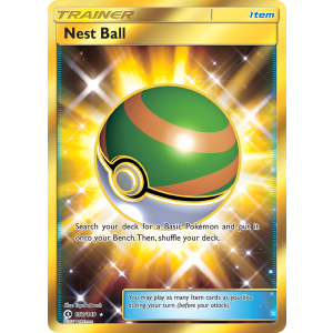 Rare Secret Nest Ball 158/149 Pokemon TCG Sun & Moon Sun & Moon