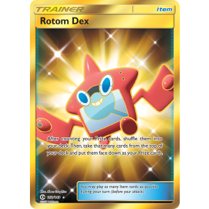 Rare Secret Rotom Dex 159/149 Pokemon TCG Sun & Moon Sun & Moon