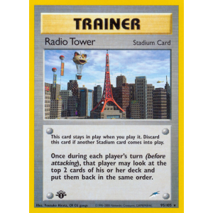 Radio Tower 95/105 Pokemon TCG Neo Neo Destiny