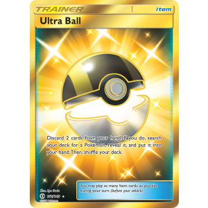 Rare Secret Ultra Ball 161/149 Pokemon TCG Sun & Moon Sun & Moon