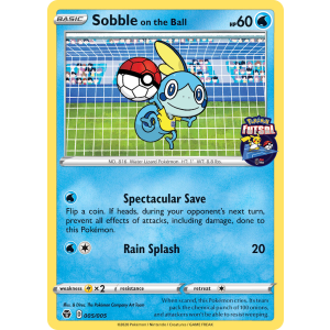  Sobble on the Ball 5/5 Pokemon TCG Other Pokémon Futsal Collection