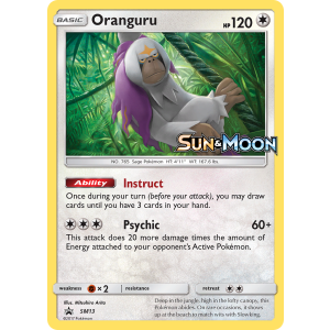 Promo Oranguru SM13/248 Pokemon TCG Sun & Moon SM Black Star Promos