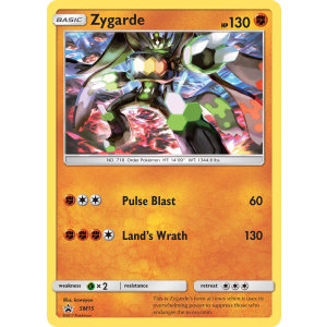 Promo Zygarde SM15/248 Pokemon TCG Sun & Moon SM Black Star Promos