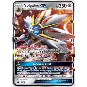 Promo Solgaleo-GX SM16/248 Pokemon TCG Sun & Moon SM Black Star Promos