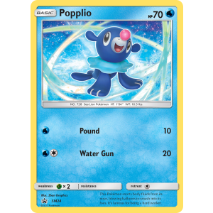 Promo Popplio SM24/248 Pokemon TCG Sun & Moon SM Black Star Promos