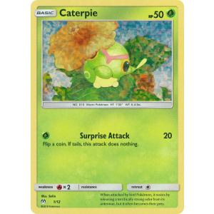  Caterpie 1/12 Pokemon TCG Other McDonald's Collection 2019