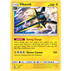 Promo Vikavolt SM28/248 Pokemon TCG Sun & Moon SM Black Star Promos