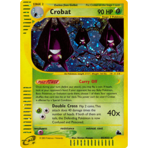 Rare Holo Crobat H5/144 Pokemon TCG E-Card Skyridge