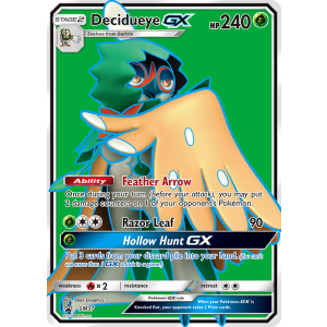 Promo Decidueye-GX SM37/248 Pokemon TCG Sun & Moon SM Black Star Promos