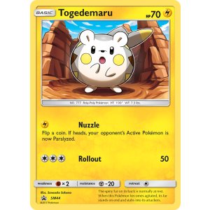 Promo Togedemaru SM44/248 Pokemon TCG Sun & Moon SM Black Star Promos