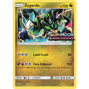 Promo Zygarde SM48/248 Pokemon TCG Sun & Moon SM Black Star Promos