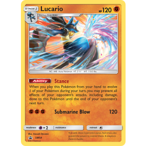 Promo Lucario SM54/248 Pokemon TCG Sun & Moon SM Black Star Promos