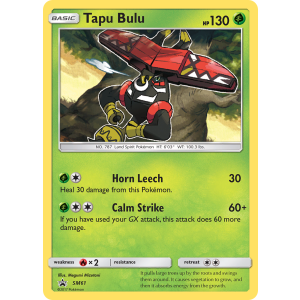 Promo Tapu Bulu SM61/248 Pokemon TCG Sun & Moon SM Black Star Promos