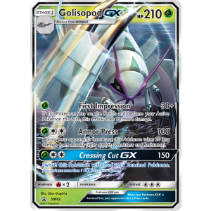 Promo Golisopod-GX SM62/248 Pokemon TCG Sun & Moon SM Black Star Promos