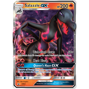 Promo Salazzle-GX SM63/248 Pokemon TCG Sun & Moon SM Black Star Promos