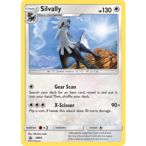 Promo Silvally SM64/248 Pokemon TCG Sun & Moon SM Black Star Promos