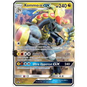 Promo Kommo-o-GX SM71/248 Pokemon TCG Sun & Moon SM Black Star Promos