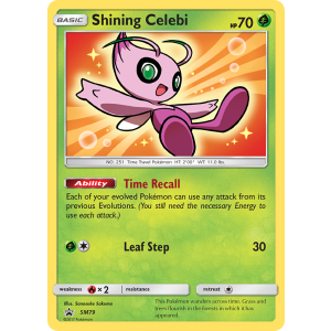 Promo Shining Celebi SM79/248 Pokemon TCG Sun & Moon SM Black Star Promos