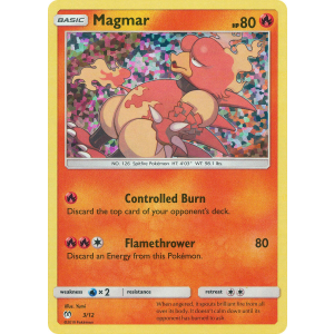  Magmar 3/12 Pokemon TCG Other McDonald's Collection 2019