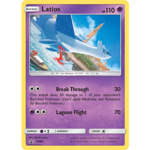 Promo Latios SM88/248 Pokemon TCG Sun & Moon SM Black Star Promos