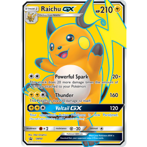 Promo Raichu-GX SM90/248 Pokemon TCG Sun & Moon SM Black Star Promos