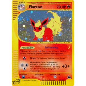 Rare Holo Flareon H7/144 Pokemon TCG E-Card Skyridge