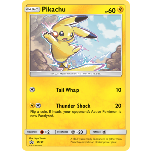 Promo Pikachu SM98/248 Pokemon TCG Sun & Moon SM Black Star Promos