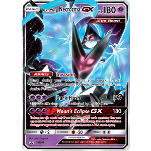 Promo Dawn Wings Necrozma-GX SM101/248 Pokemon TCG Sun & Moon SM Black Star Promos