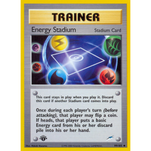 Energy Stadium 99/105 Pokemon TCG Neo Neo Destiny