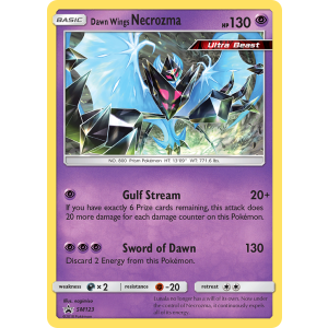 Promo Dawn Wings Necrozma SM123/248 Pokemon TCG Sun & Moon SM Black Star Promos