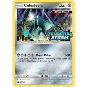 Promo Celesteela SM131/248 Pokemon TCG Sun & Moon SM Black Star Promos