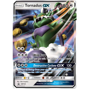 Promo Tornadus-GX SM134/248 Pokemon TCG Sun & Moon SM Black Star Promos