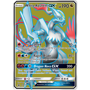 Promo White Kyurem-GX SM141/248 Pokemon TCG Sun & Moon SM Black Star Promos