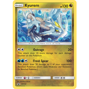 Promo Kyurem SM142/248 Pokemon TCG Sun & Moon SM Black Star Promos