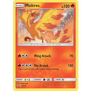 Promo Moltres SM143/248 Pokemon TCG Sun & Moon SM Black Star Promos