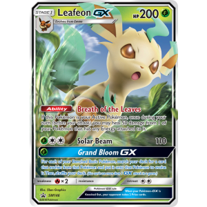 Promo Leafeon-GX SM146/248 Pokemon TCG Sun & Moon SM Black Star Promos