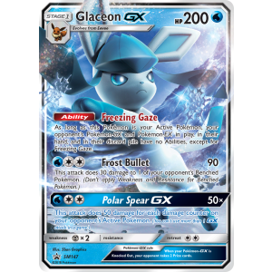 Promo Glaceon-GX SM147/248 Pokemon TCG Sun & Moon SM Black Star Promos