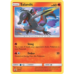 Promo Salandit SM154/248 Pokemon TCG Sun & Moon SM Black Star Promos